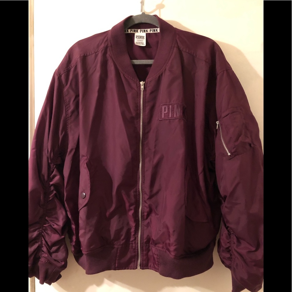 Pink Victoria Secret Bomber jacket